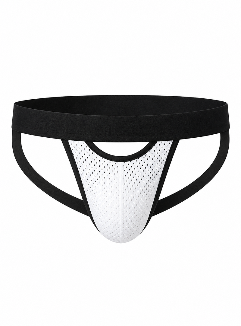 White Pride Drop Jockstrap