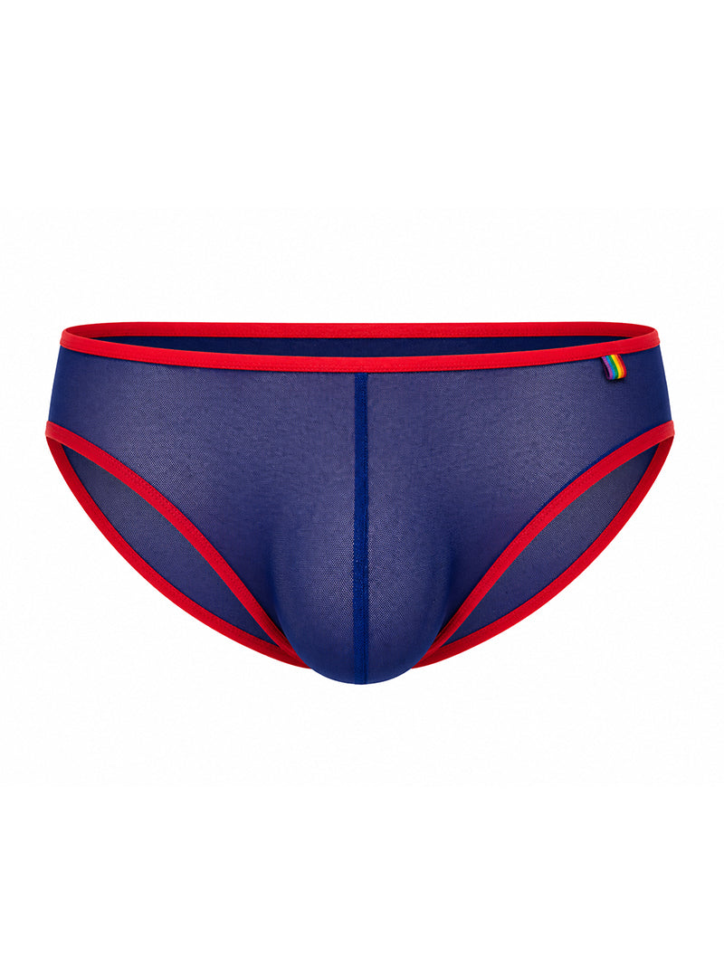 Blue Pride Mesh Gossamer Bikini