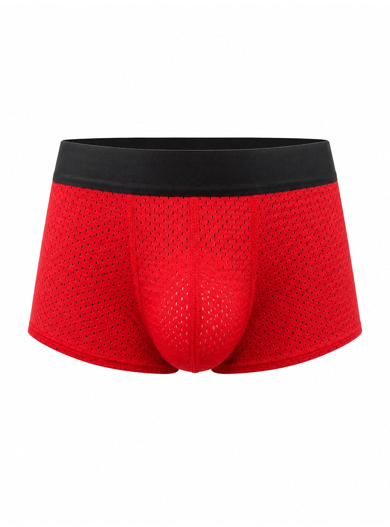 Red Pride Mesh Trunk Front
