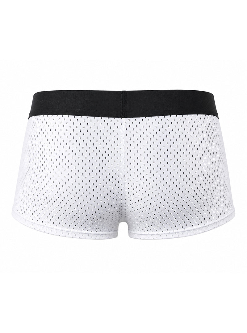 White Pride Mesh Trunk Back