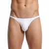 White Pride Metro Thong with Plus Pouch Front