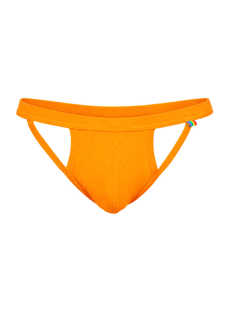 Pride Solid Slinger G-String for Men Orange
