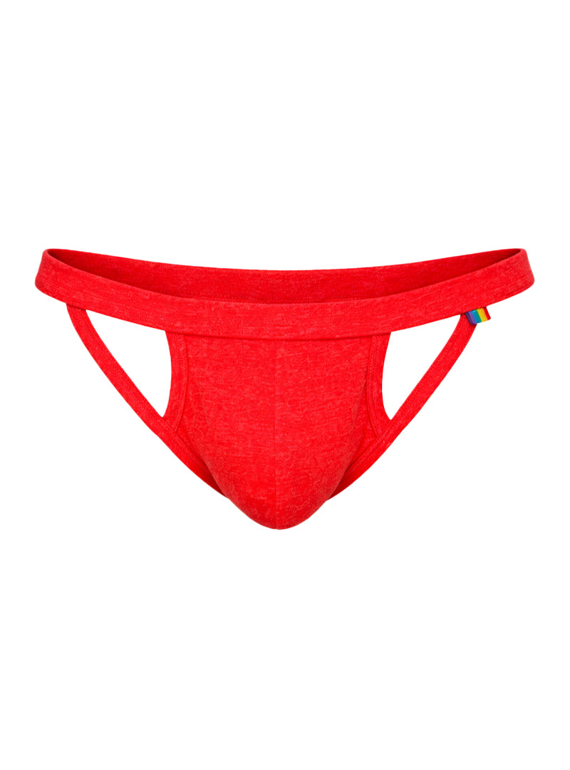 Pride Solid Slinger G-String for Men Red