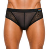 Black Pride Venice Lace Brief Front