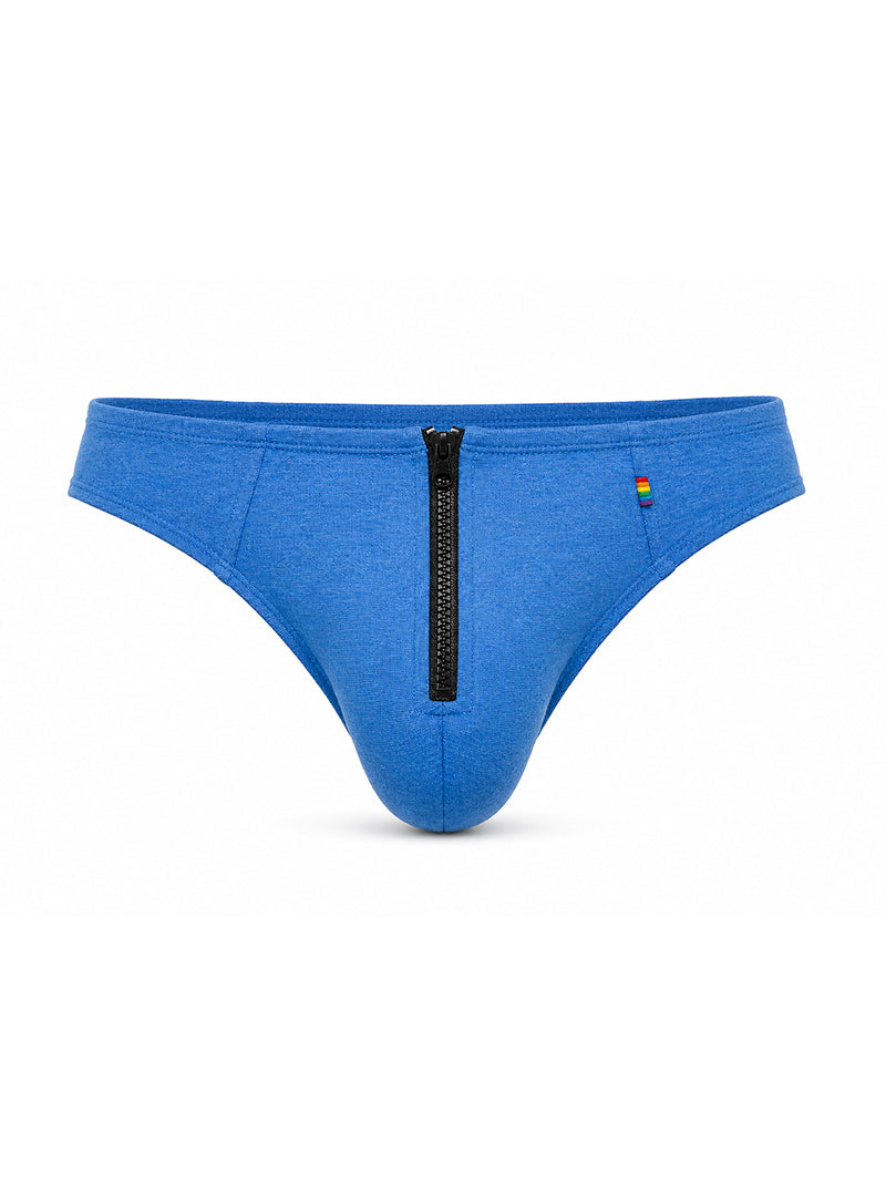 Royal Pride Zip It Thong Front