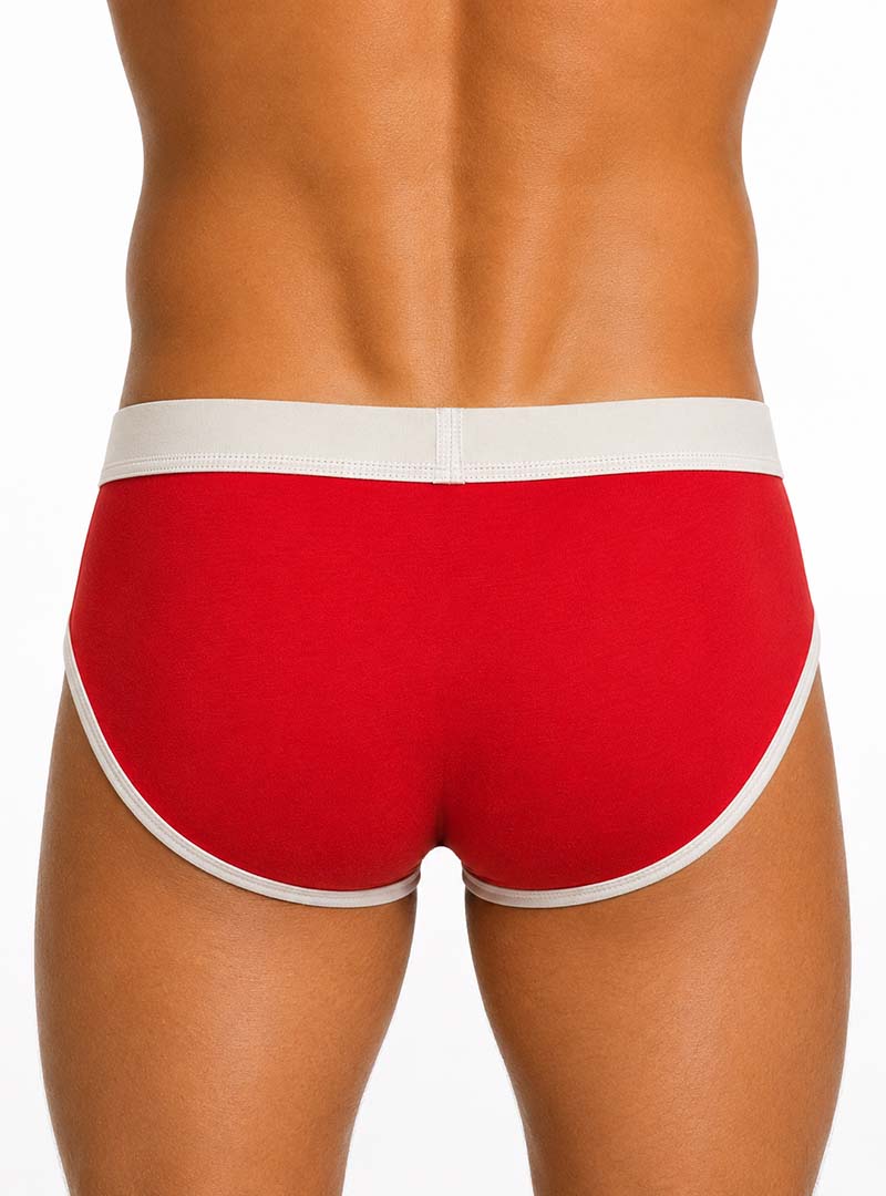 Red Essential Comfort Brief Back