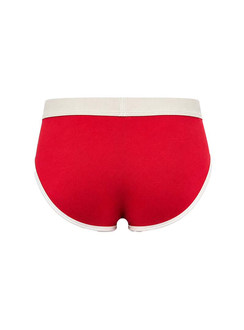 Red Essential Comfort Brief Back