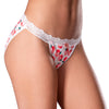 Split Back & Crotchless Panty w/ Lube