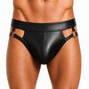 Black TARTARUS RING JOCKSTRAP Model Front