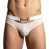 White Tartarus Buckle Brief Front