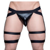 Tartarus Faux Leather Leg Harness