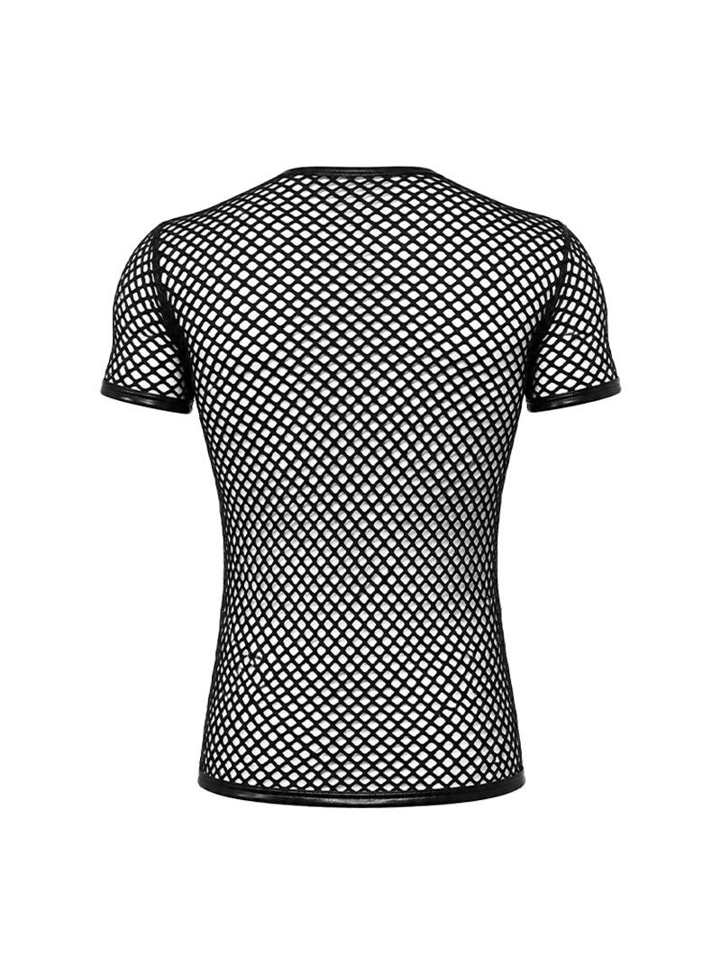 Black Tartarus Fishnet T-Shirt Back