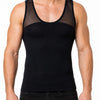 Black Tartarus Shape Enhancer Tank Top Front
