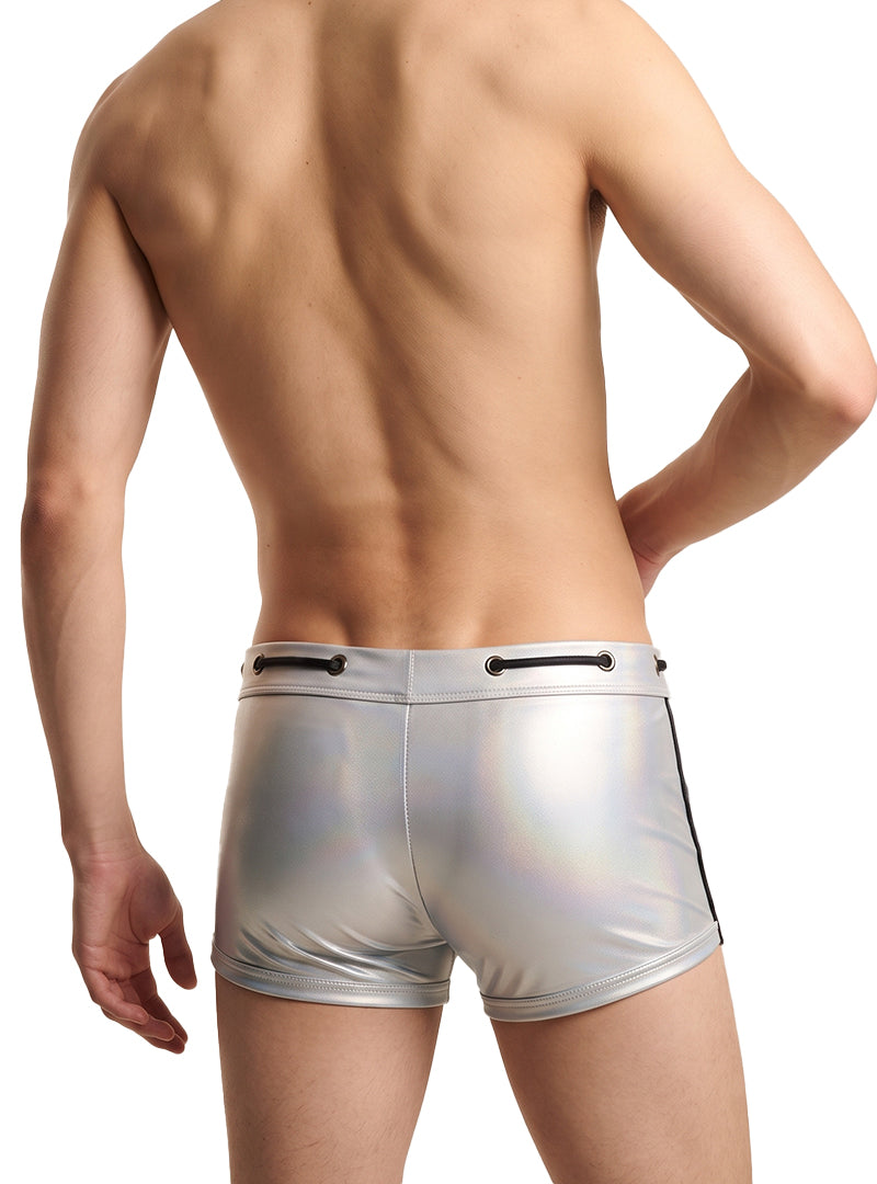 Tartarus Side Track Metallic Trunk, Men's Swimwear
