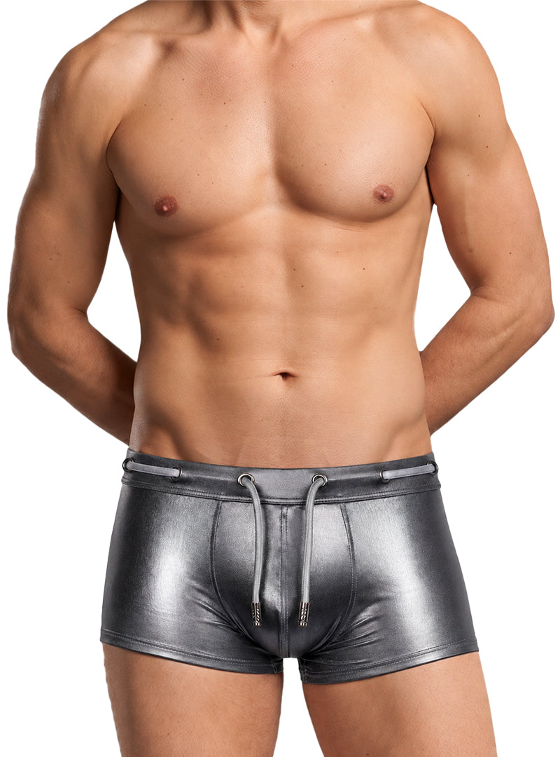 Tartarus Side Track Metallic Trunk, Men's Swimwear