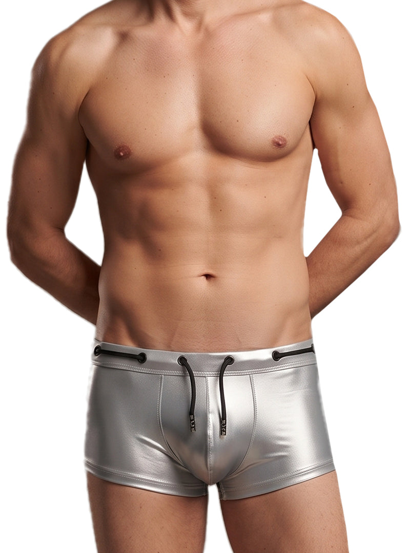 Tartarus Side Track Metallic Trunk, Men's Swimwear