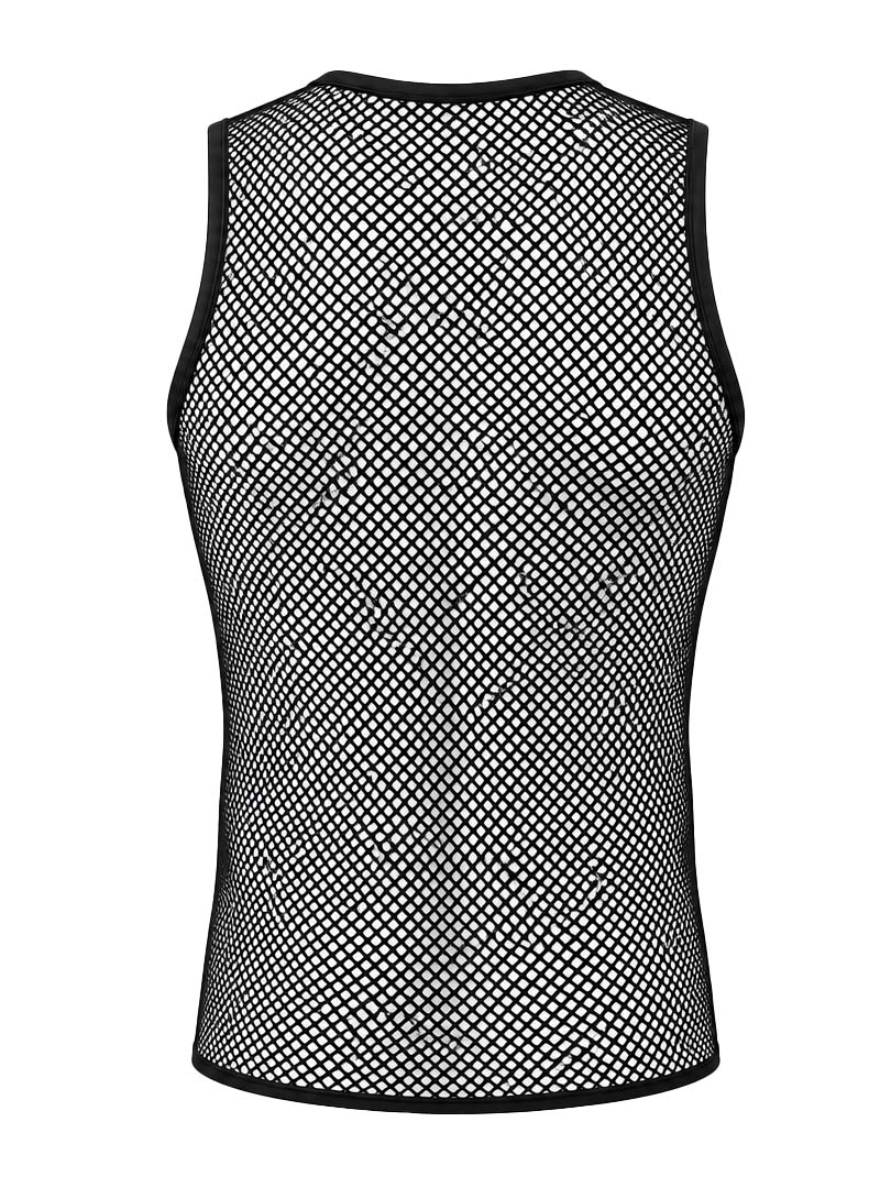 Tartarus Stretch Mesh Sleeveless Top