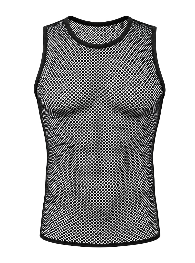 Tartarus Stretch Mesh Sleeveless Top