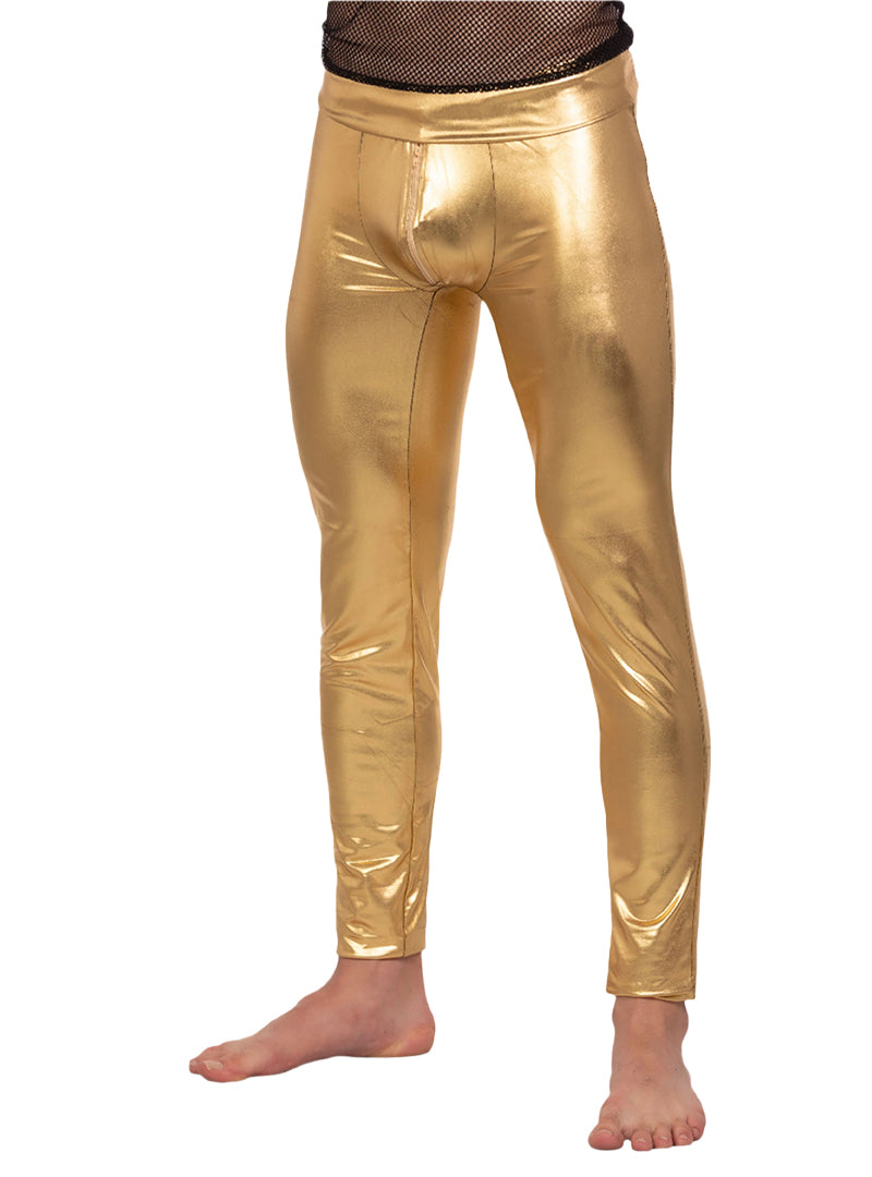 Tartarus Coated Low Rise Legging With Zipper