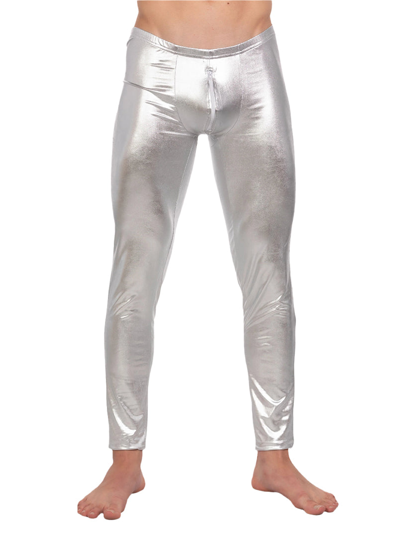 Tartarus Coated Low Rise Legging With Zipper