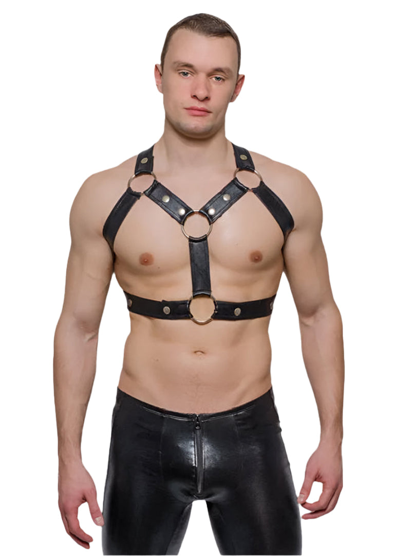 Tartarus Faux Leather Ring Harness