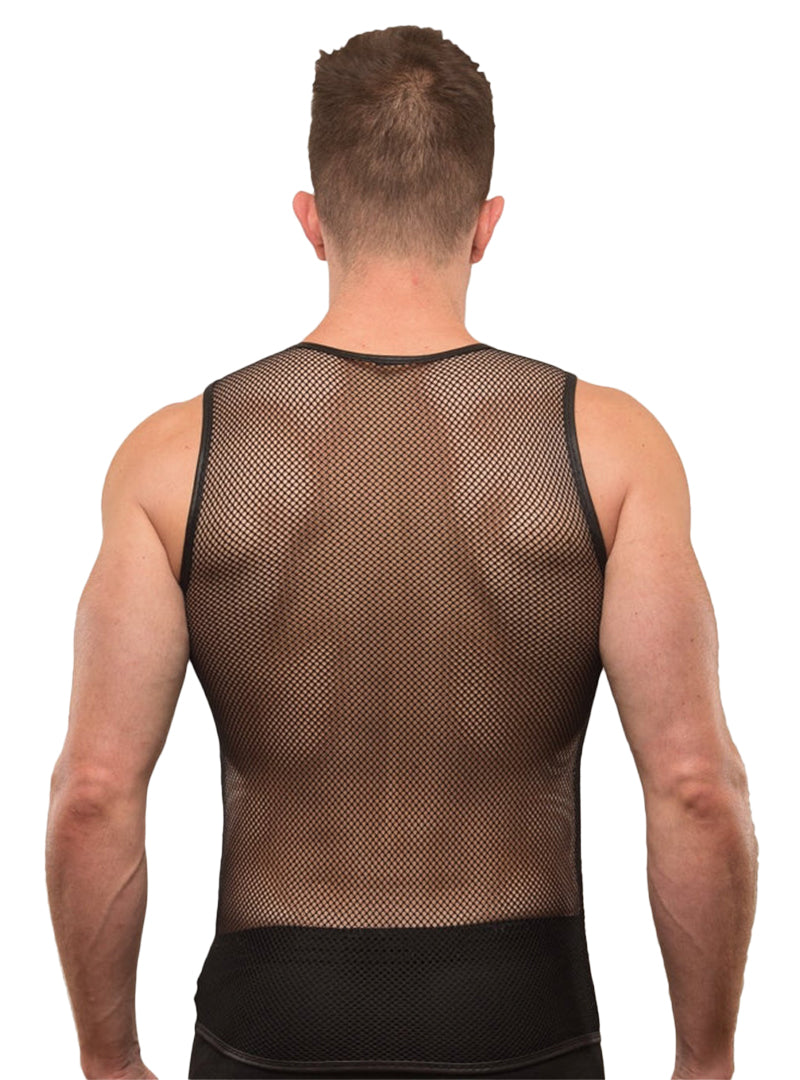 Tartarus Stretch Mesh Sleeveless Top