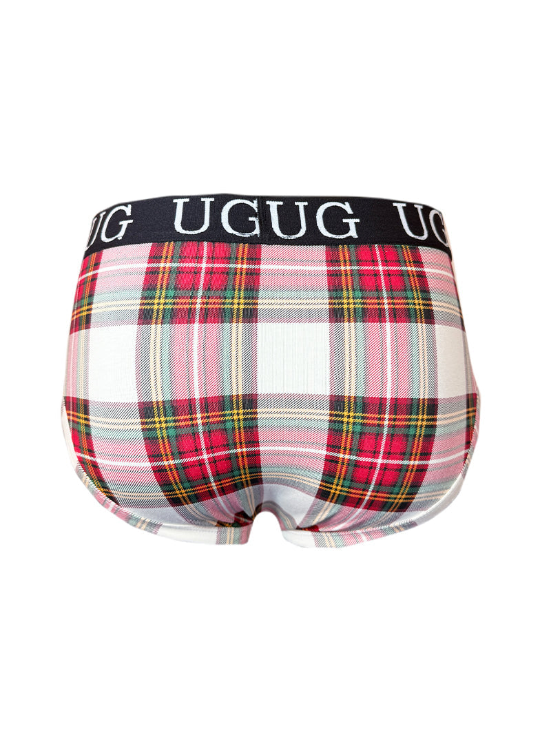 Cozy Country Style Plaids Fit Brief