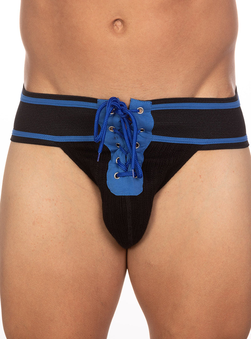 Undergear Fizx Lace Up Knit Pouch Jockstrap