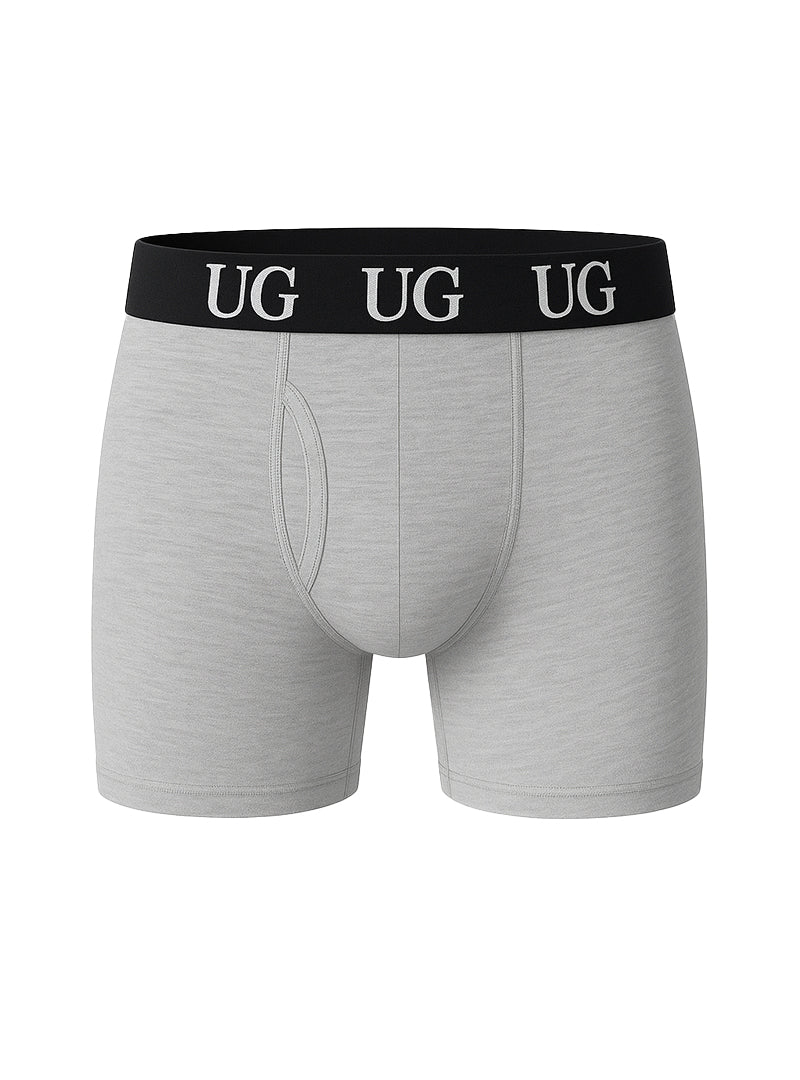 Undergear Fly Front Cotton Boxer Brief