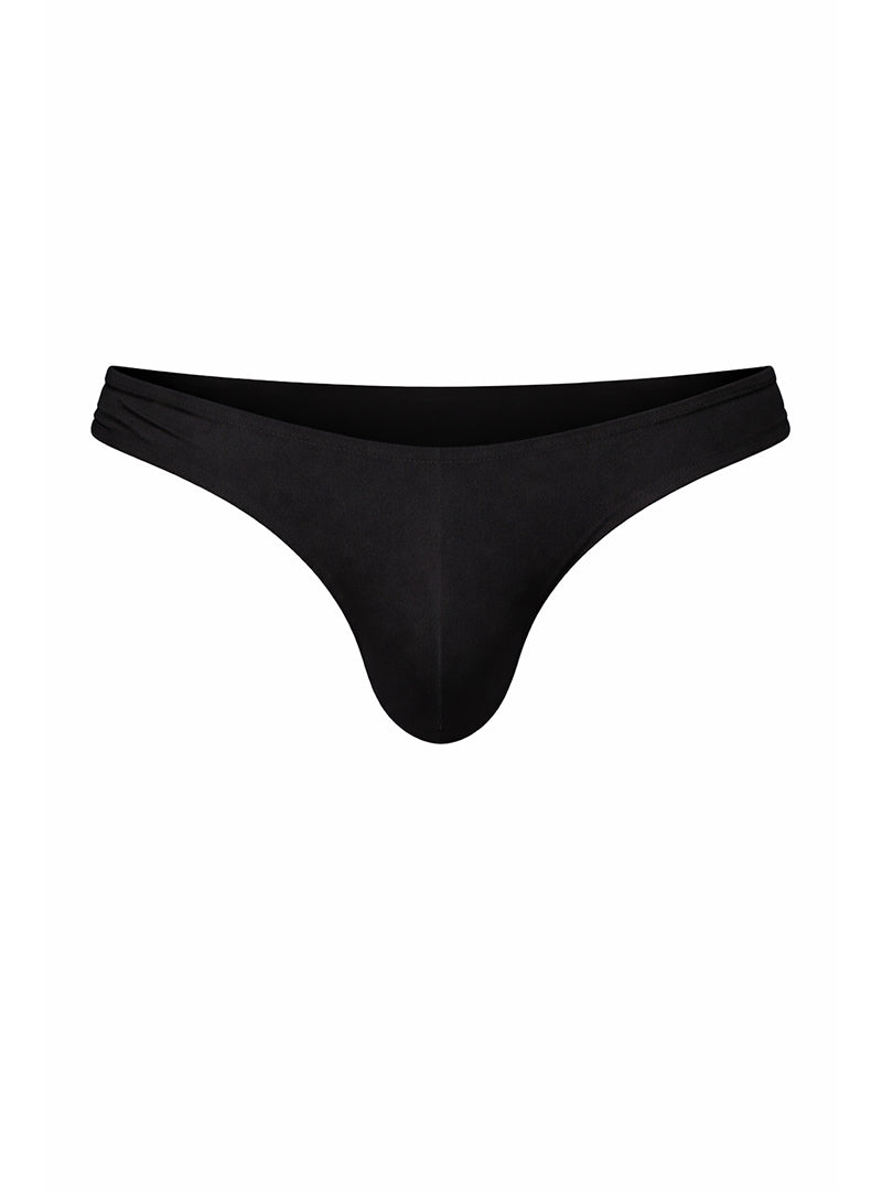 Fizx Full Coverage Men's Bikini Men's Underwear With Snug Pouch Black