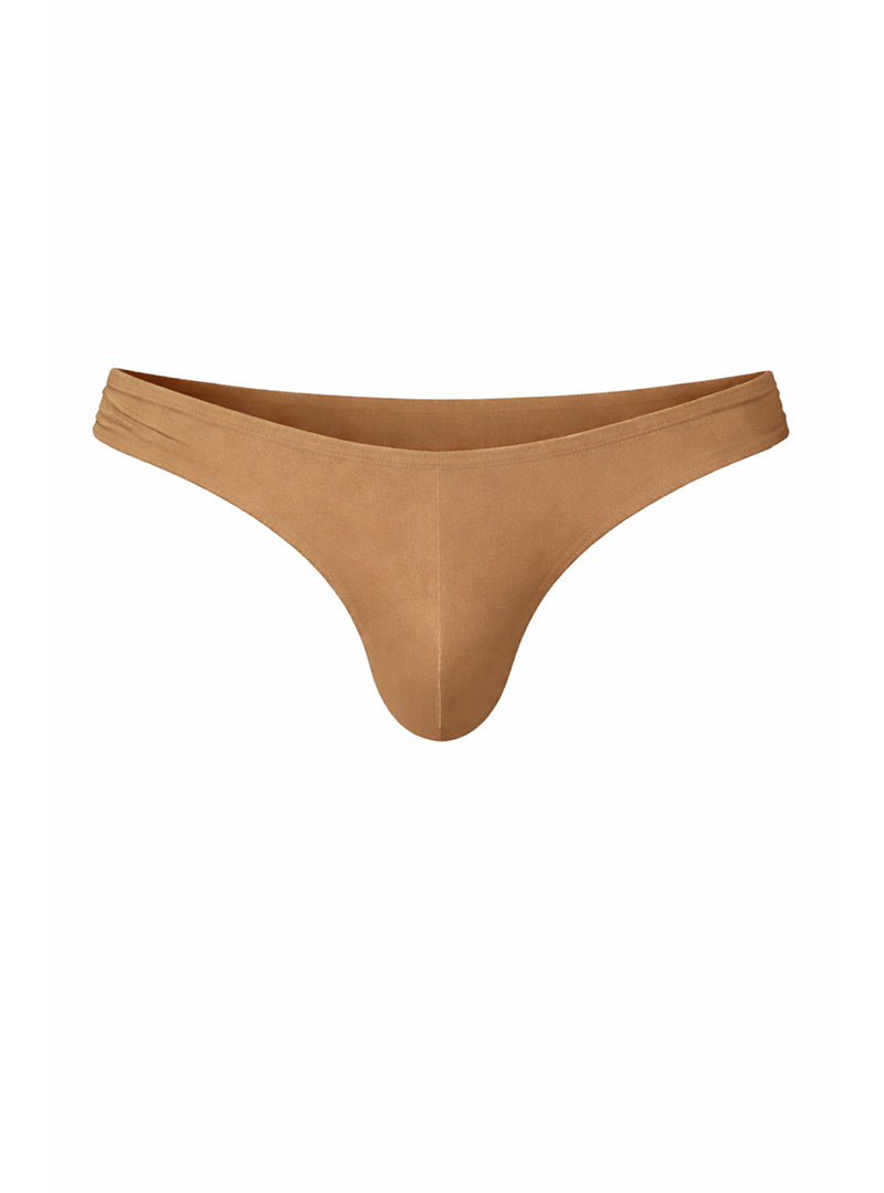 Fizx Full Coverage Men's Bikini Men's Underwear With Snug Pouch Khaki