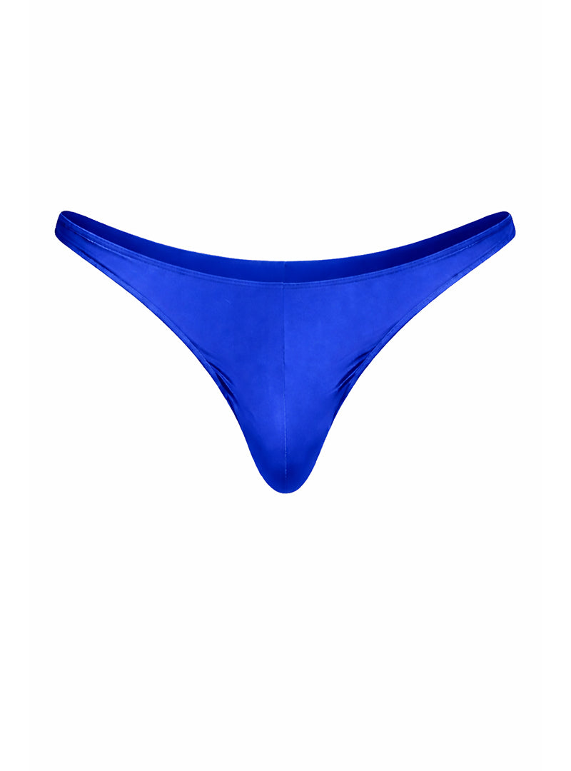 Blue Fizx Rayon Thong, Men's Low Rise Underwear on a white background
