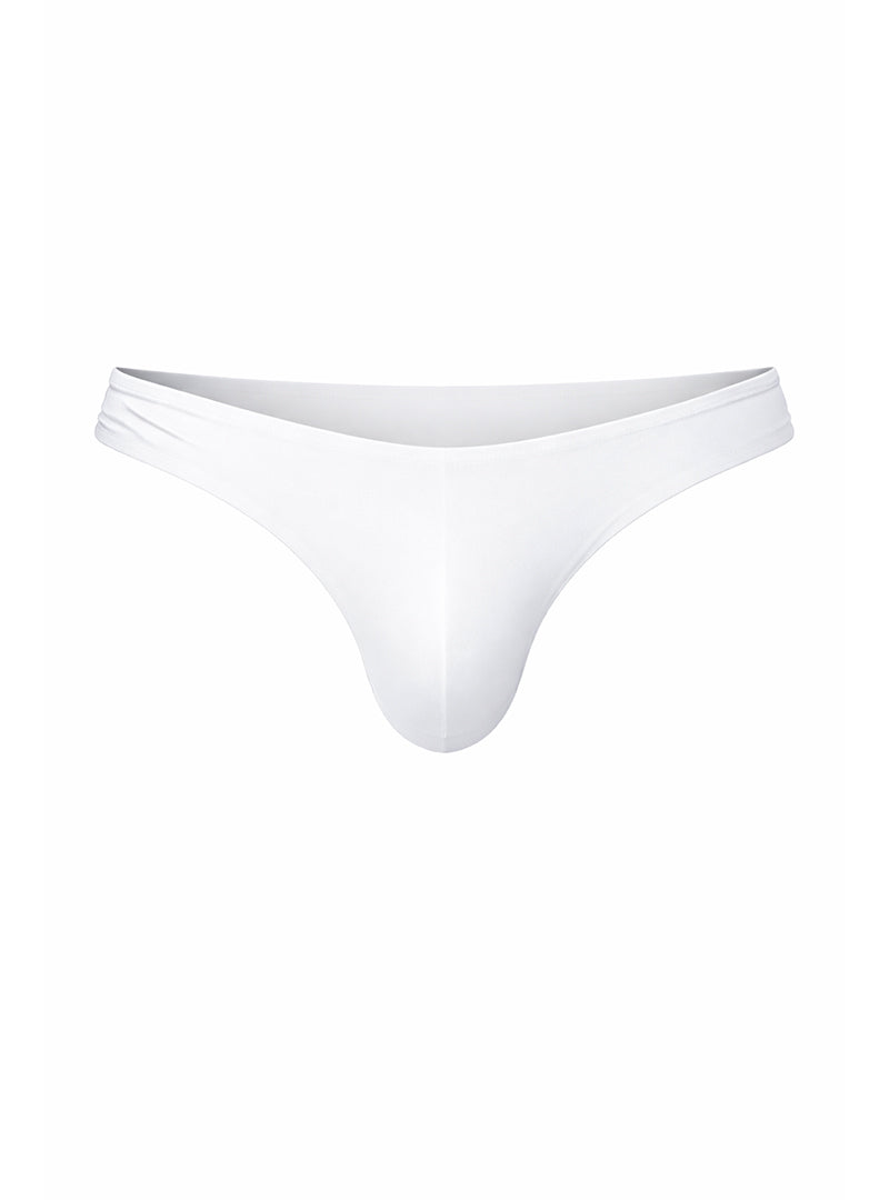 Fizx Full Coverage Men's Bikini Men's Underwear With Snug Pouch White