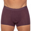 Andrew Velasco Sheer Mesh Trunk Dark Purple Color
