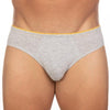 Basix Exposed Elastic Brief Grey Color
